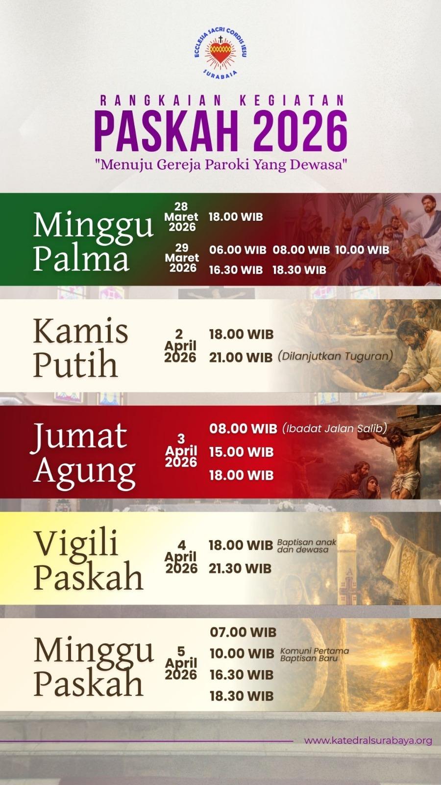 Misa Kedua Jumat Agung - Rangkaian Kegiatan Paskah